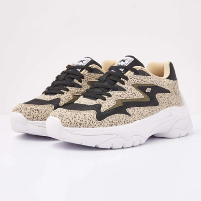 Beige Cheetah/Black