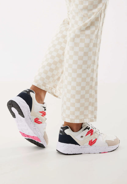 White/Coral/Navy