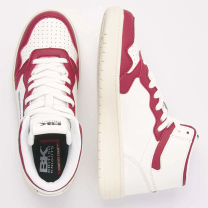 White/Warm Red