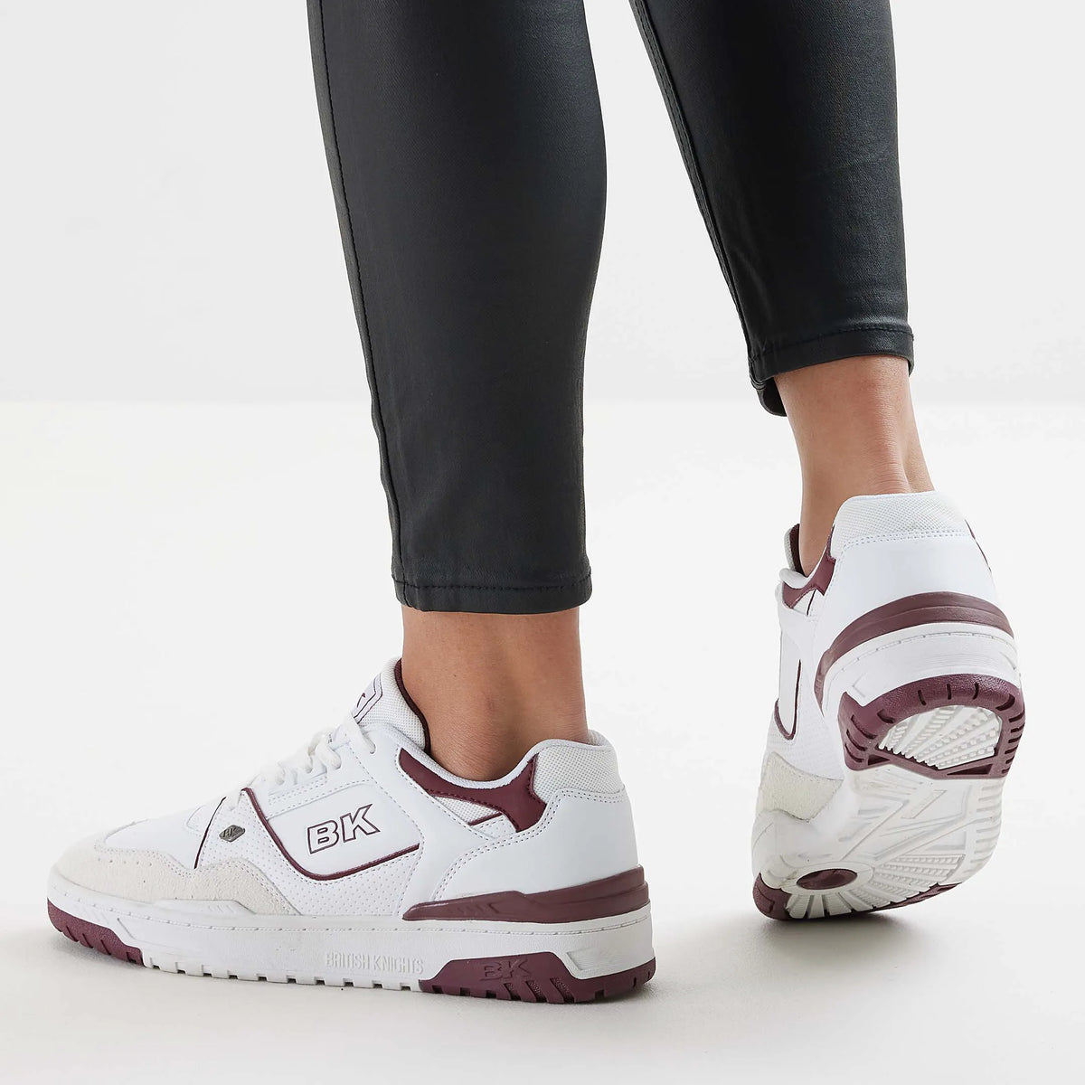 White/Burgundy/Off-white