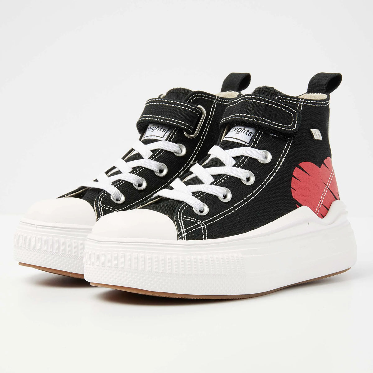 Black/Red Heart
