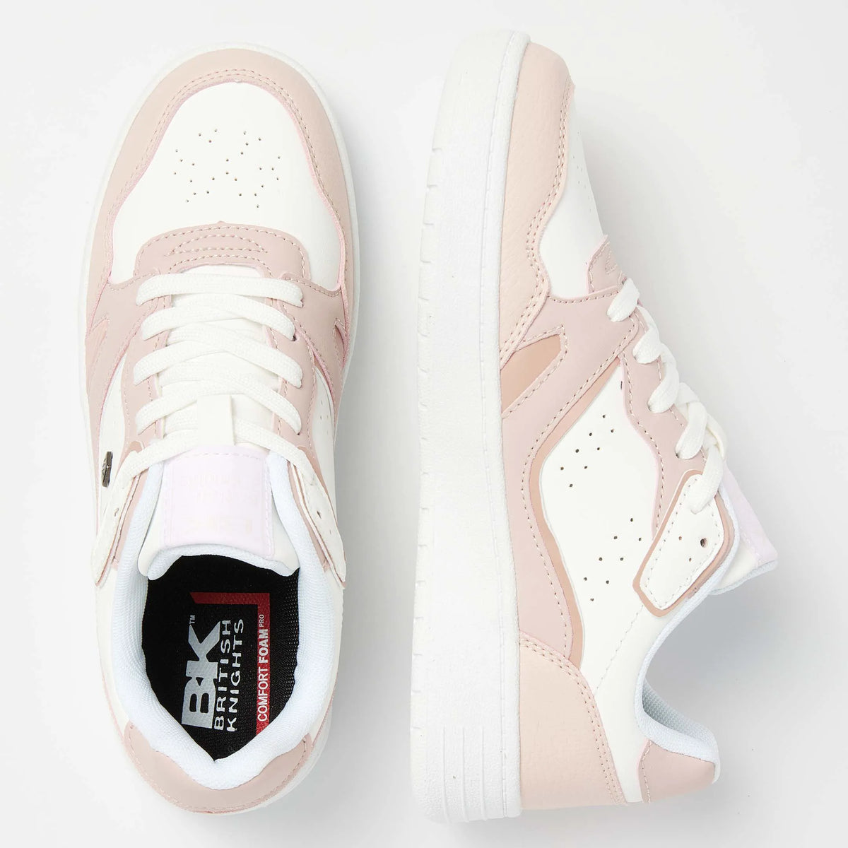 Soft Pink/White