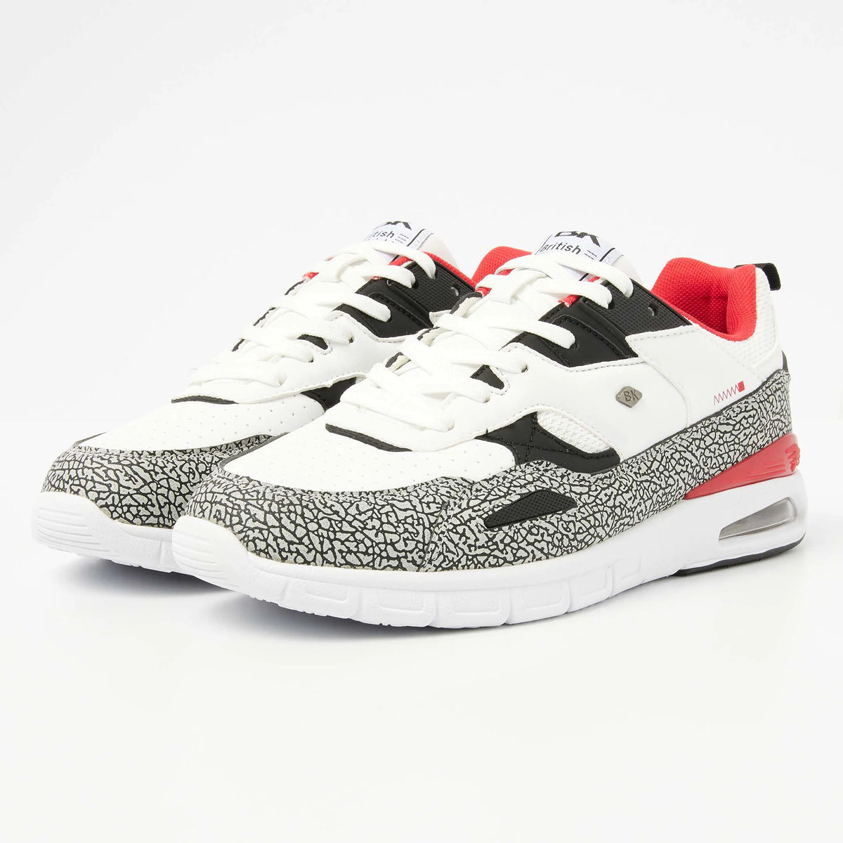 White/Black/Red