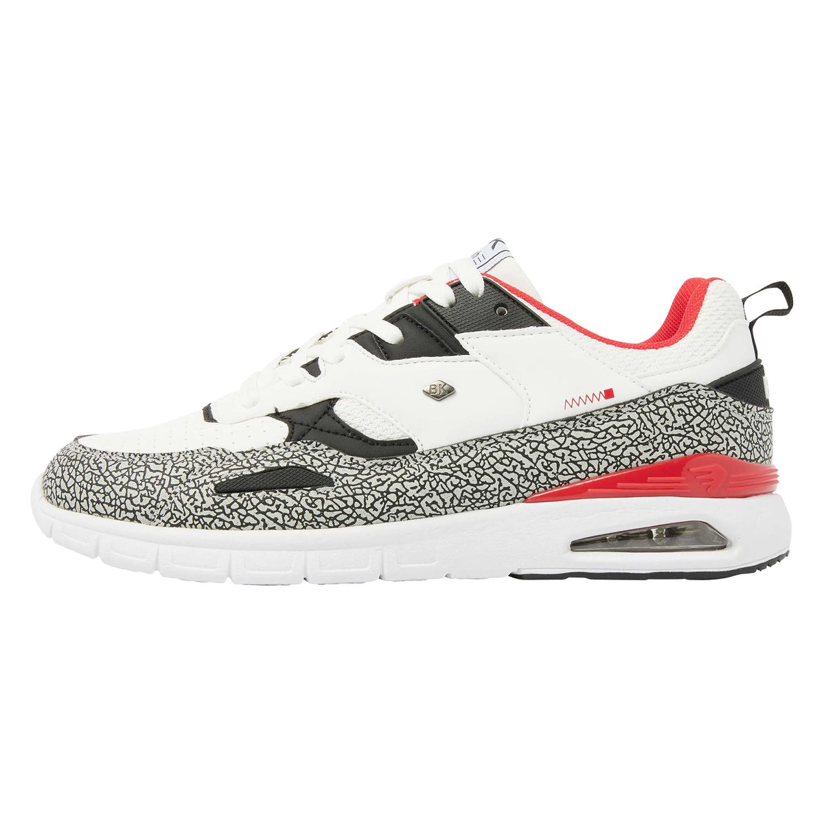 White/Black/Red