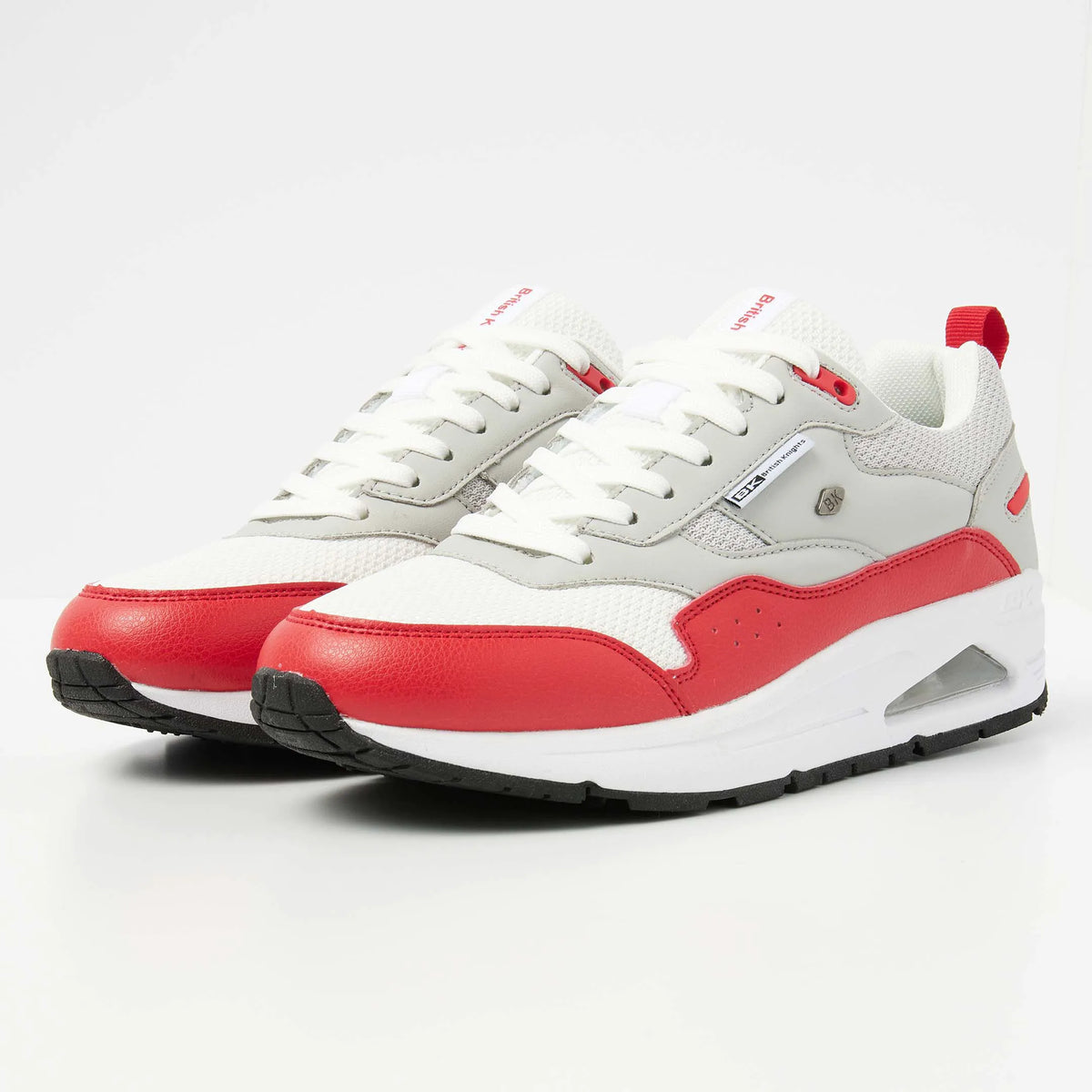 Lt Grey/White/Red