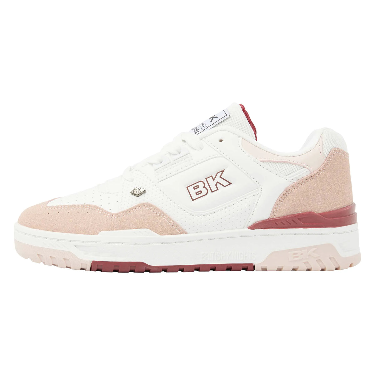 White/Lt Pink/Burgundy