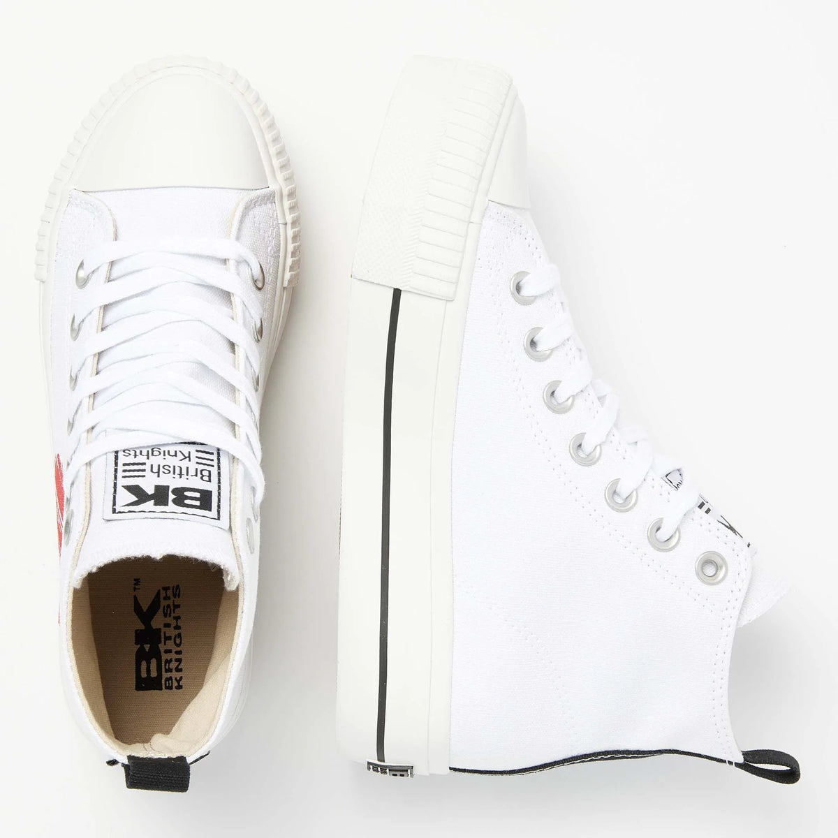 White/Black/Red Heart