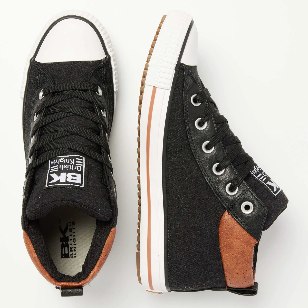 Black/Cognac